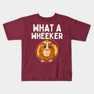 What A Wheeker - Guinea Pig Kids T-Shirt